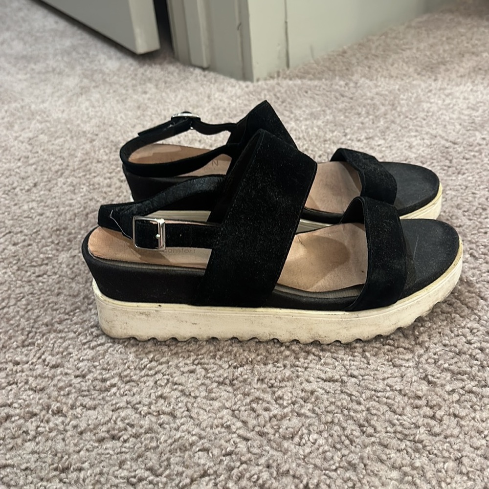 Steven Platform Black Sandals/ Platforms - image 2
